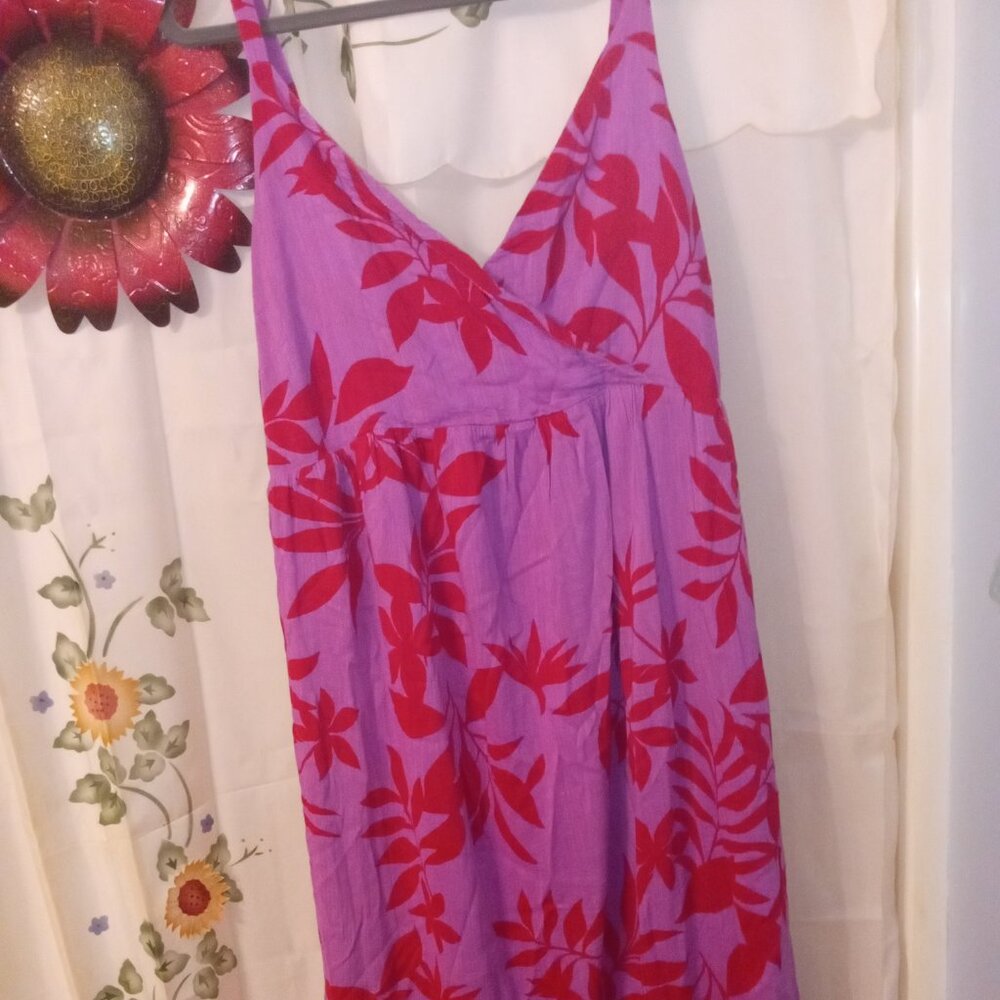 Pink and red sundress